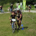 自転車キッズ検定体験会も同時開催。１０級から上をめざし挑戦しました