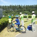 自転車キッズ検定体験会も開催